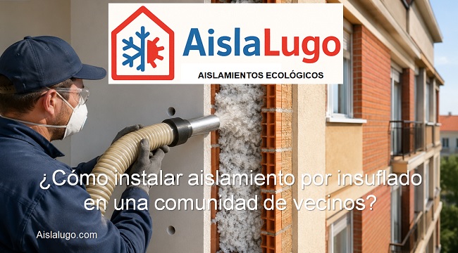 Cómo instalar aislamiento por insuflado en una comunidad de vecinos